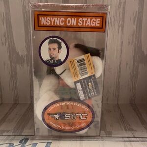 NSYNC Chris on stage Bear Limited Edition Collectable Rare Bear New